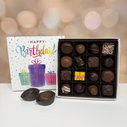 Birthday Assortment (16 Piece Chocolates)