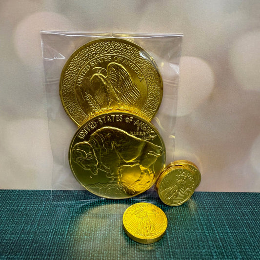 Giant Gold Coins 2-Pack (Milk Chocolate)