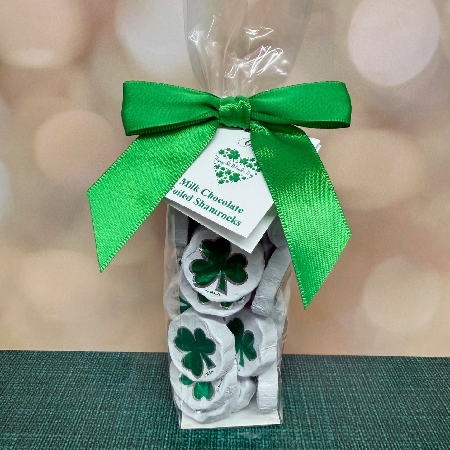 Shamrocks Foiled - 8 oz. (Milk Chocolate)