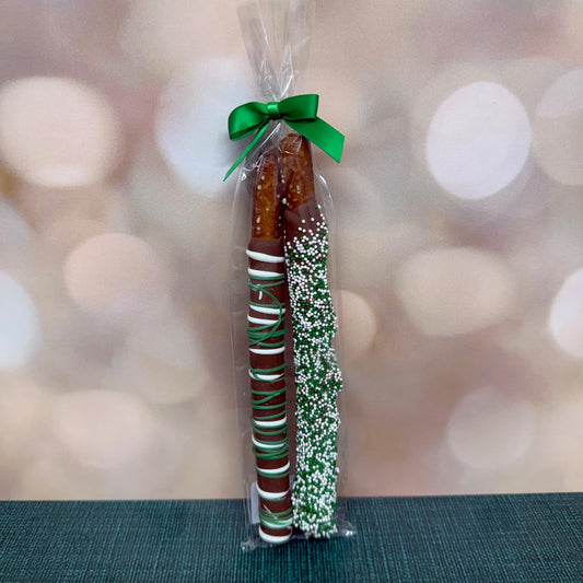 St. Patricks Pretzel Rods 2 pack (Milk Chocolate)