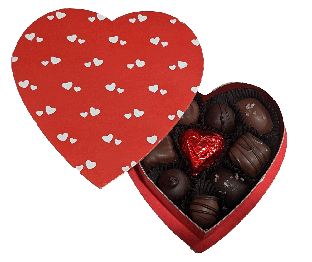 Mini Heart (4 oz) Chocolate Filled Heart