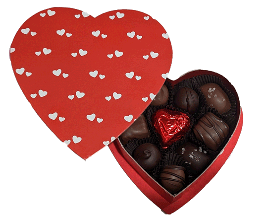 Mini Heart (4 oz) Chocolate Filled Heart