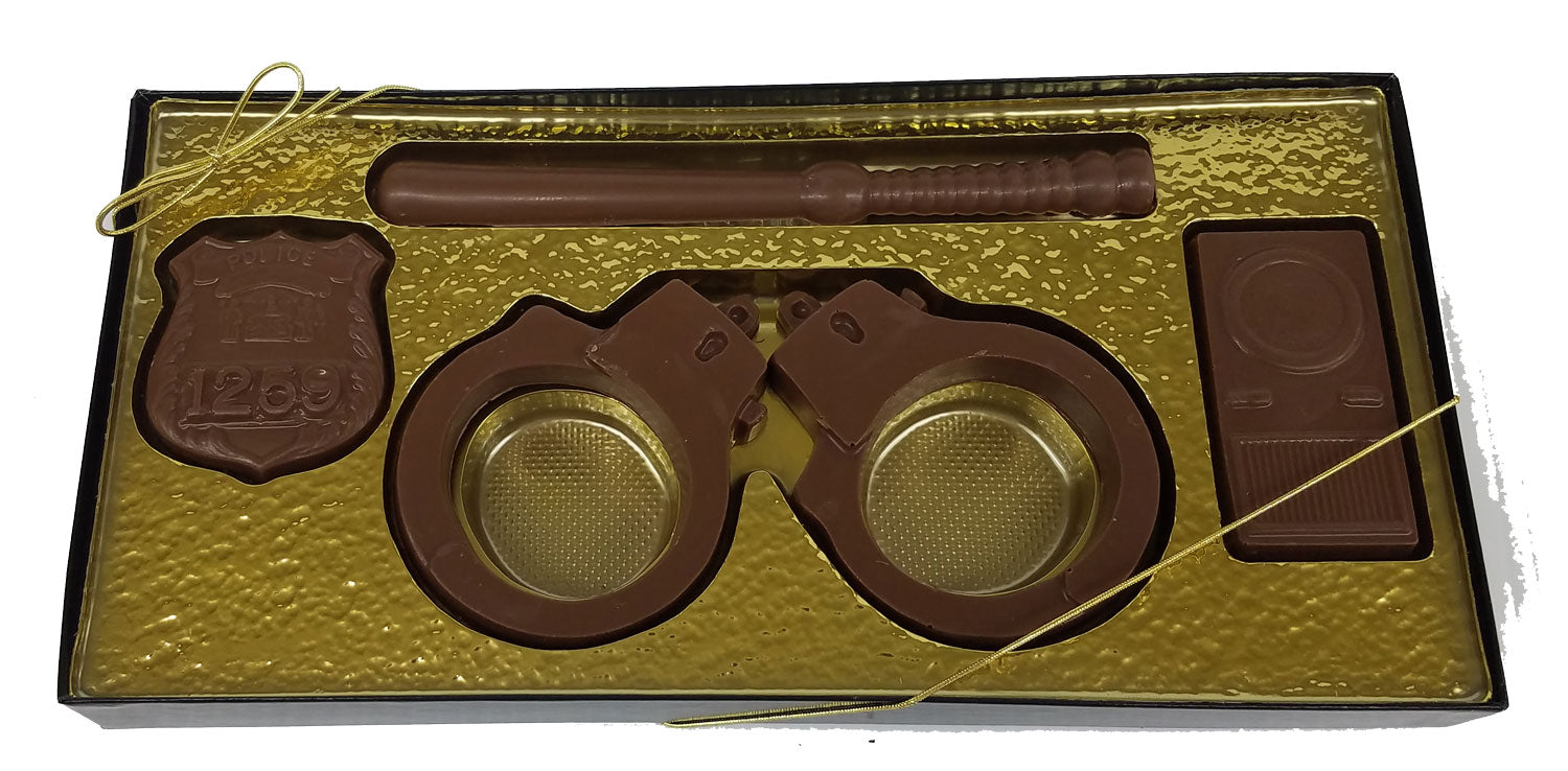 Chockolate Police Police Kit (Milk Chocolate) โ Fedele's Chocolates