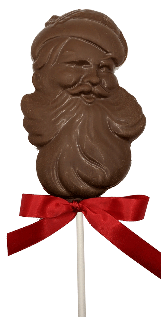 Vintage Santa Face Pop - 4 oz (Milk Chocolate)